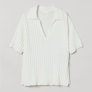 NWT H&M Oversized Polo Tee